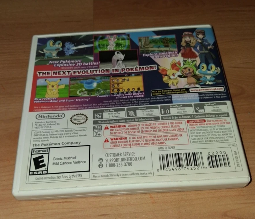 Nintendo 3DS Pokemon Y Game - photo 2