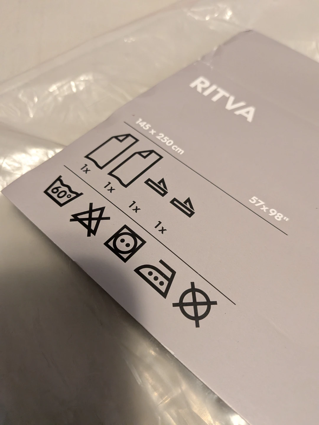 IKEA RITVA Curtains, Red - photo 2