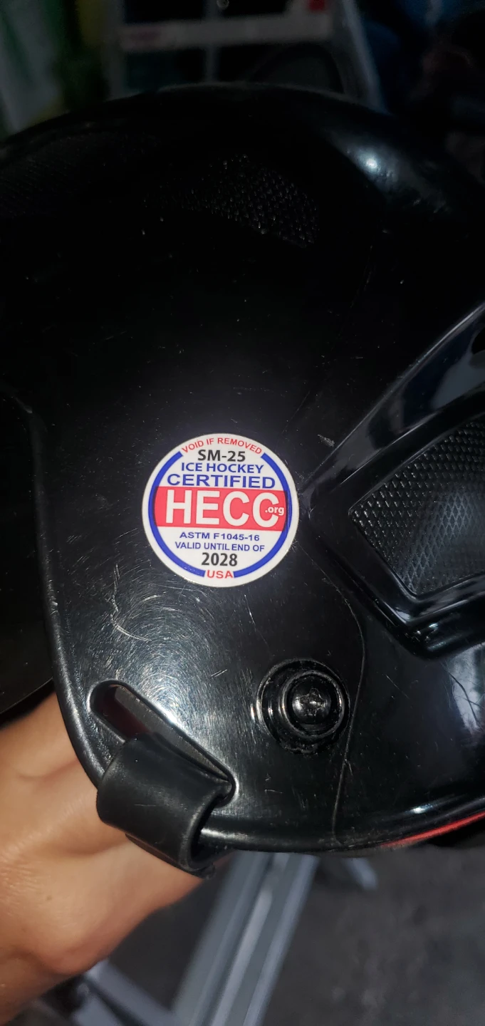 CCM Black Hockey Helmet with Cage - photo 2