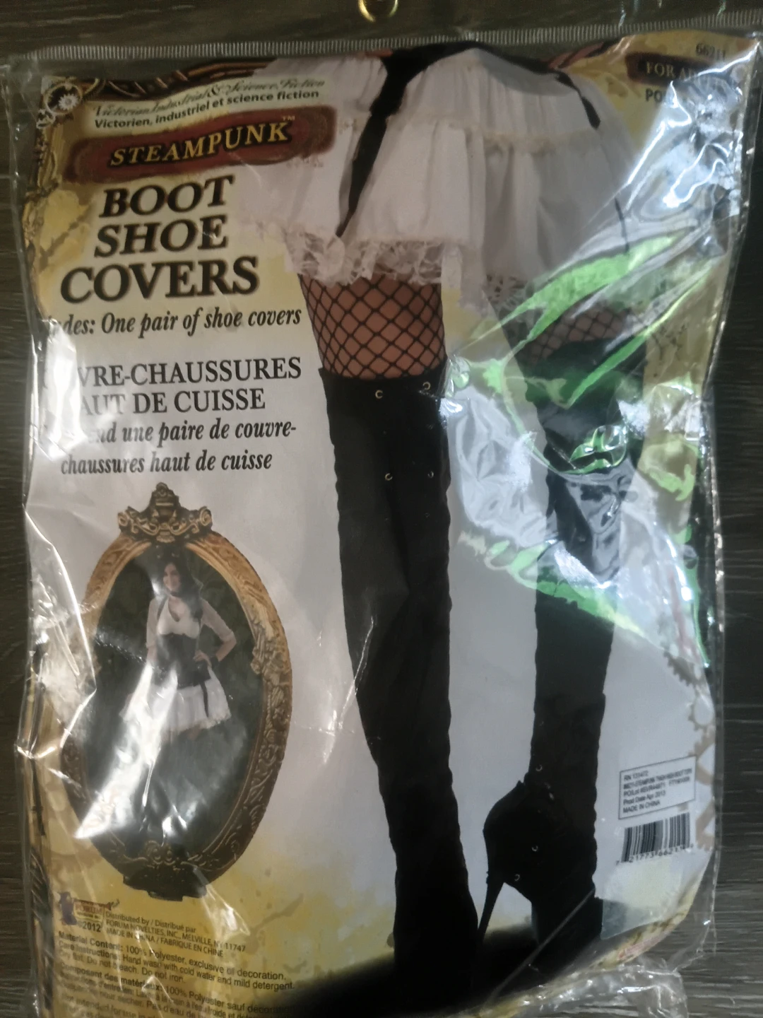 Steampunk Thigh-High Boot Covers - photo 2