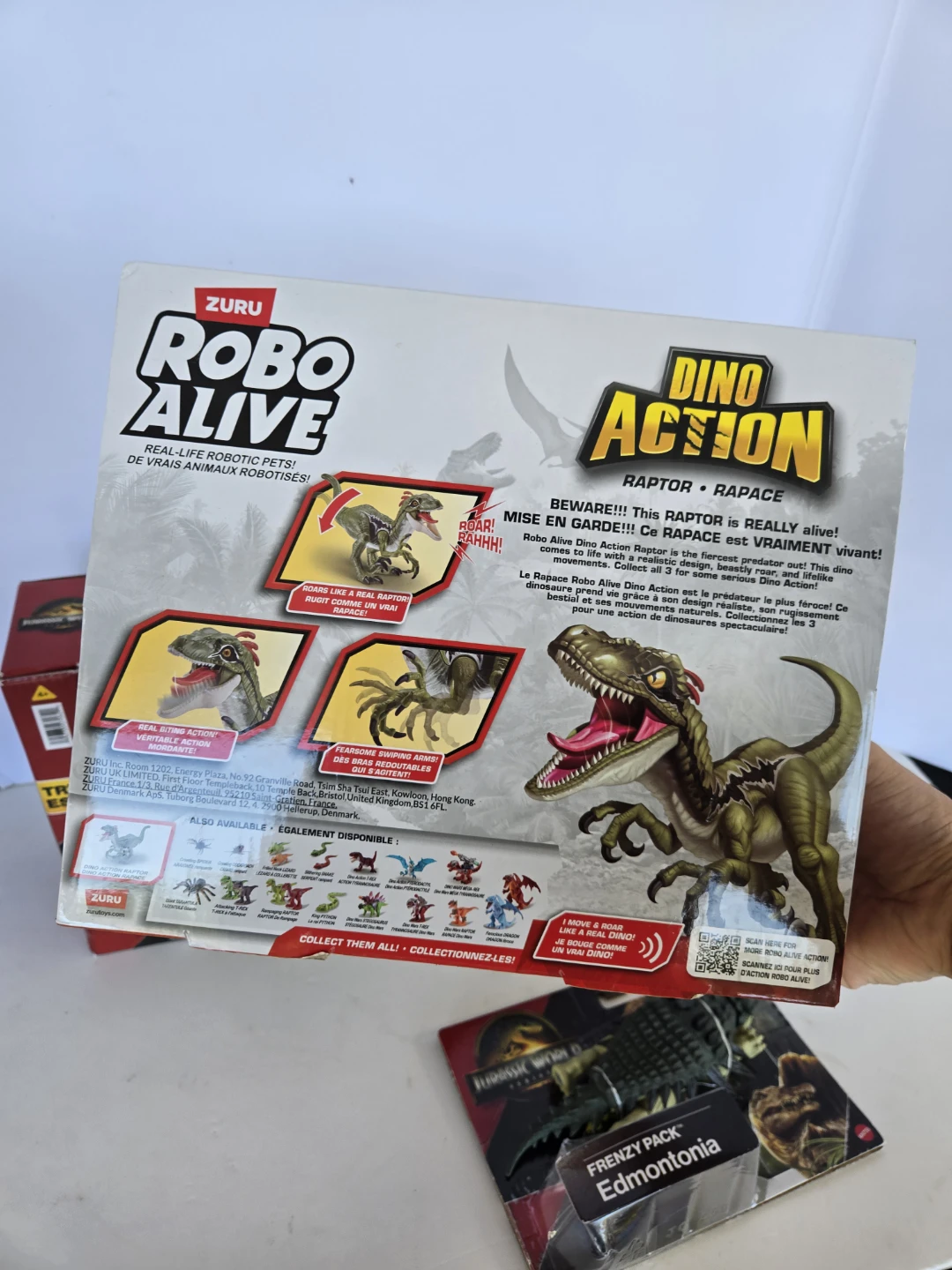 3 brand new jurassic park dinosaur toys - photo 5