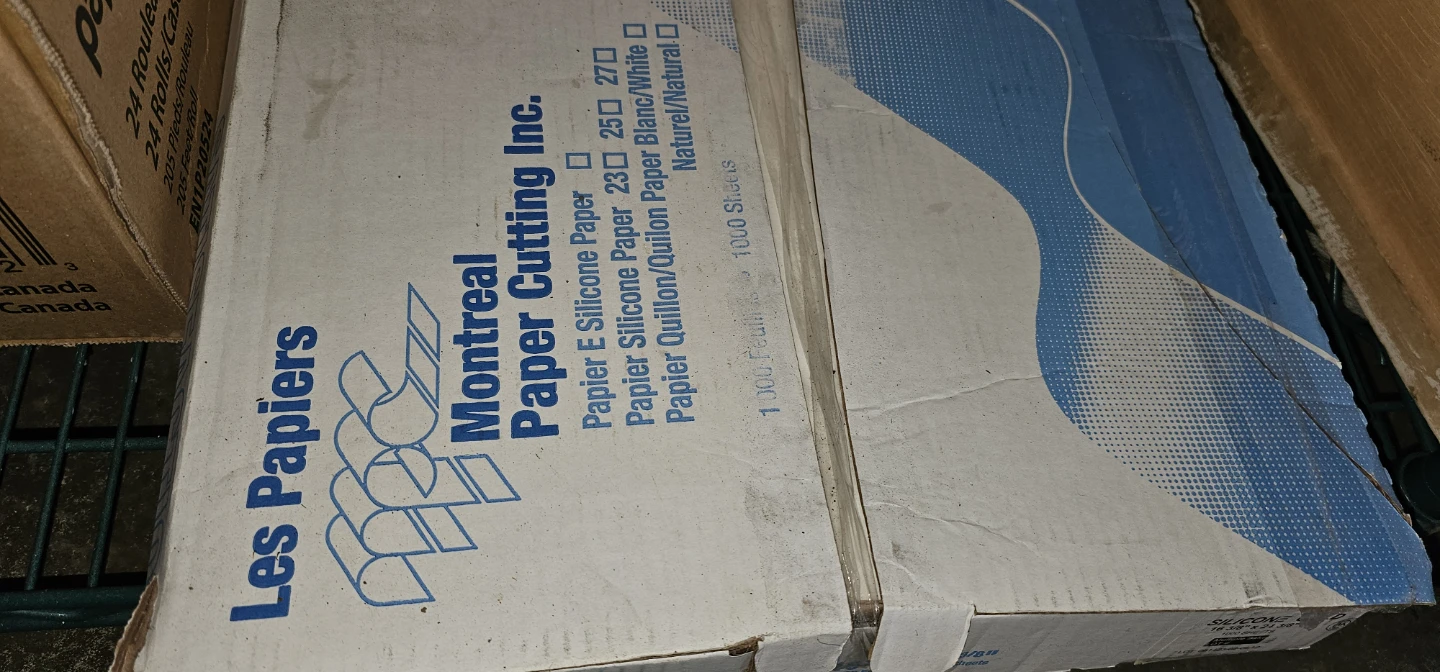 Montreal Paper Cutting Inc. Silicone Paper Sheets