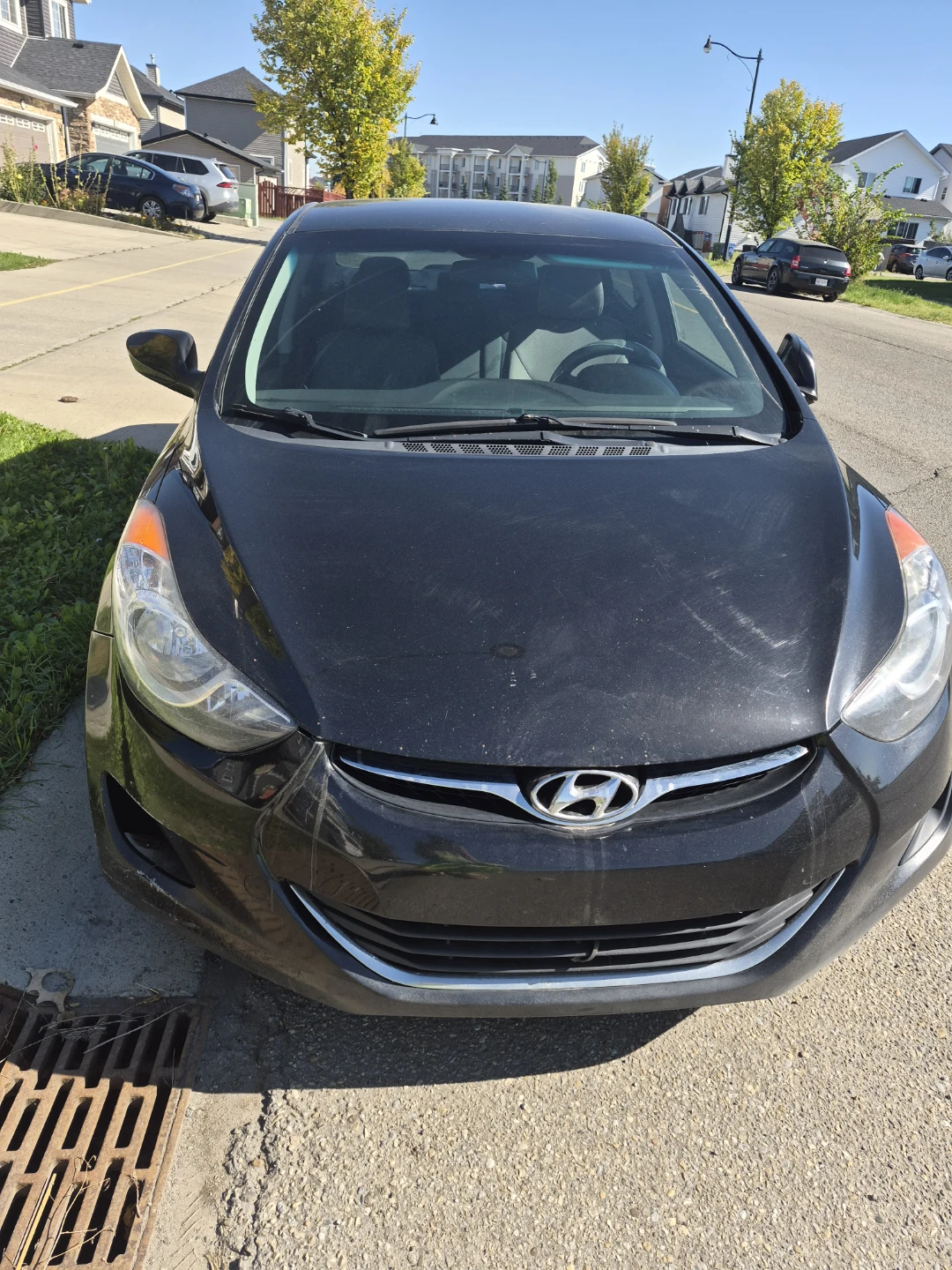 Black Hyundai Elantra
