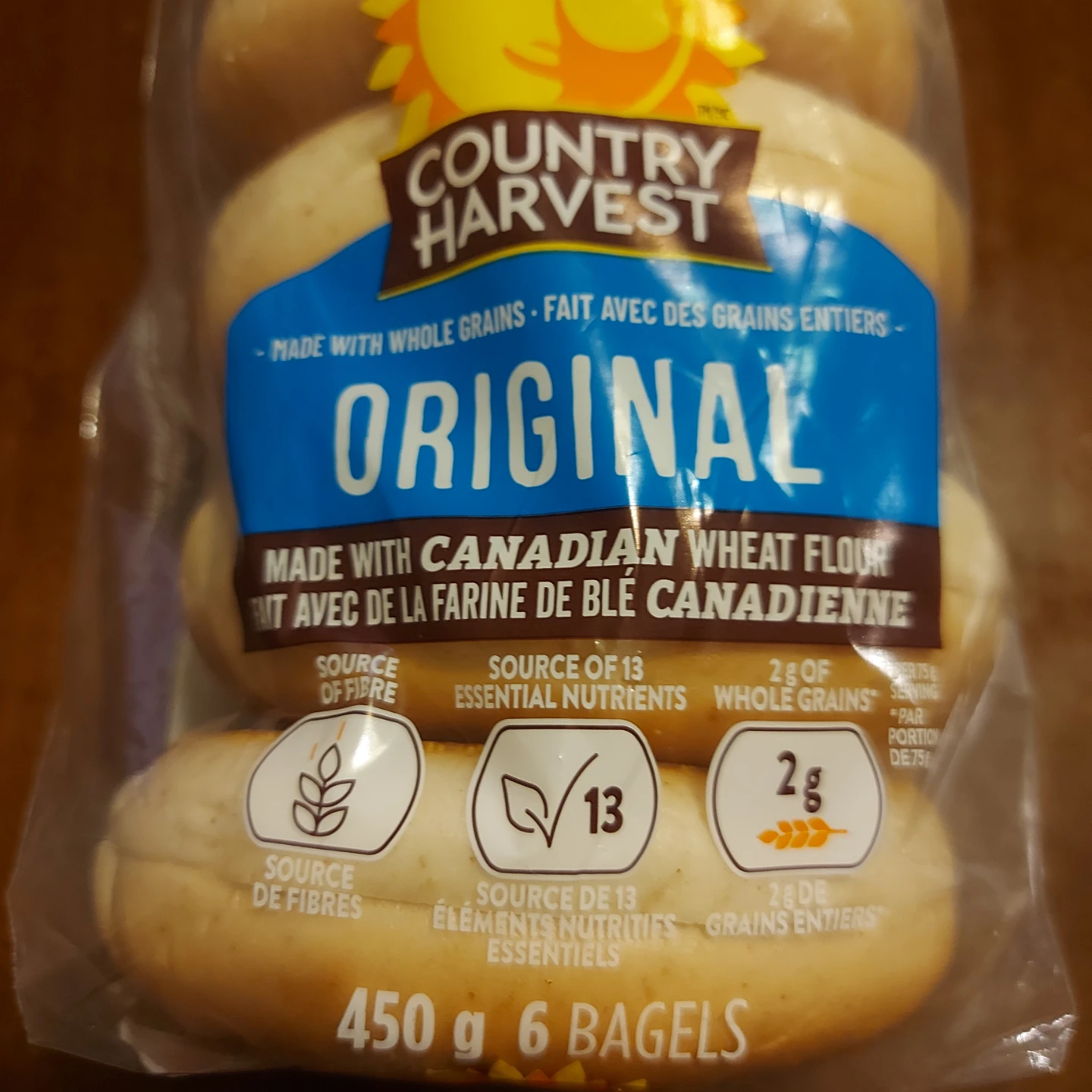 FREE - Country Harvest Original Bagels, 6 Pack - photo 2