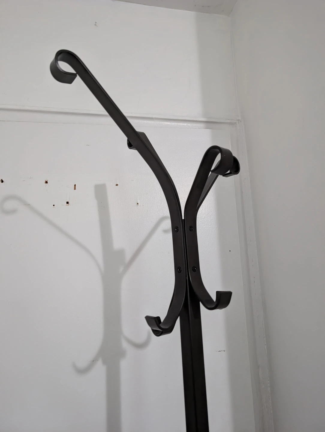 Black Metal Coat Rack heavy metal - photo 2