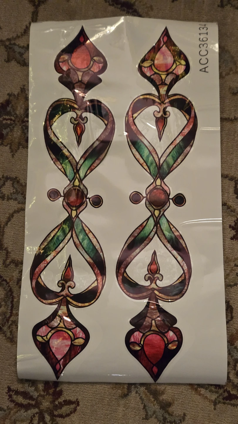 Stained Glass Style Window Decals - photo 3