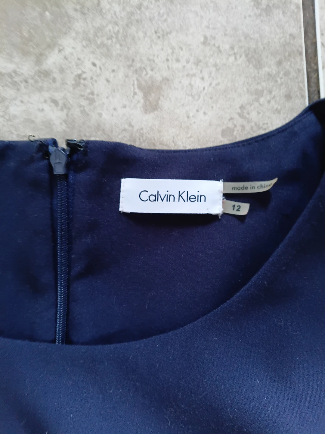 Calvin Klein Navy Sleeveless Dress Size 12 - photo 2