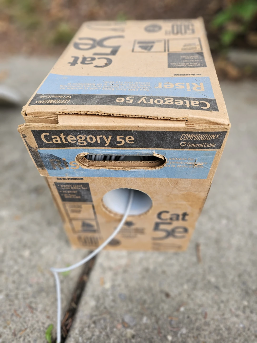 CommandLinx Category 5e Riser Cable 500ft
