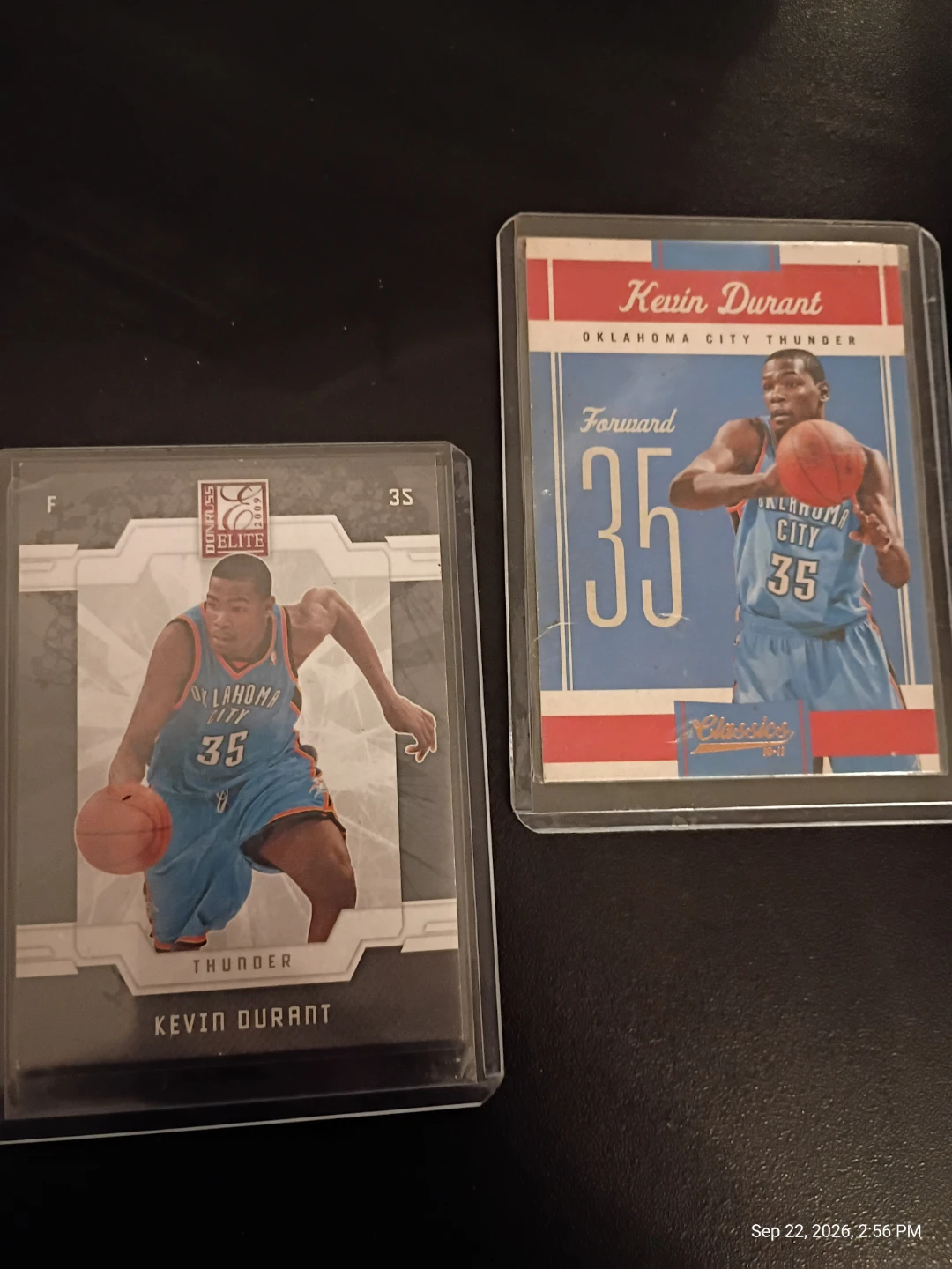 2 Kevin Durant Basketball Cards