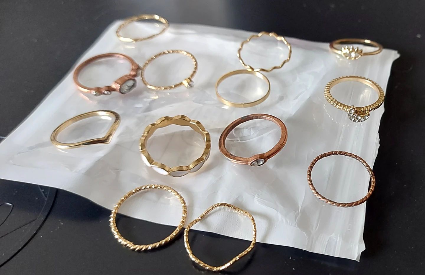 Set of assorted fashion rings - photo 3
