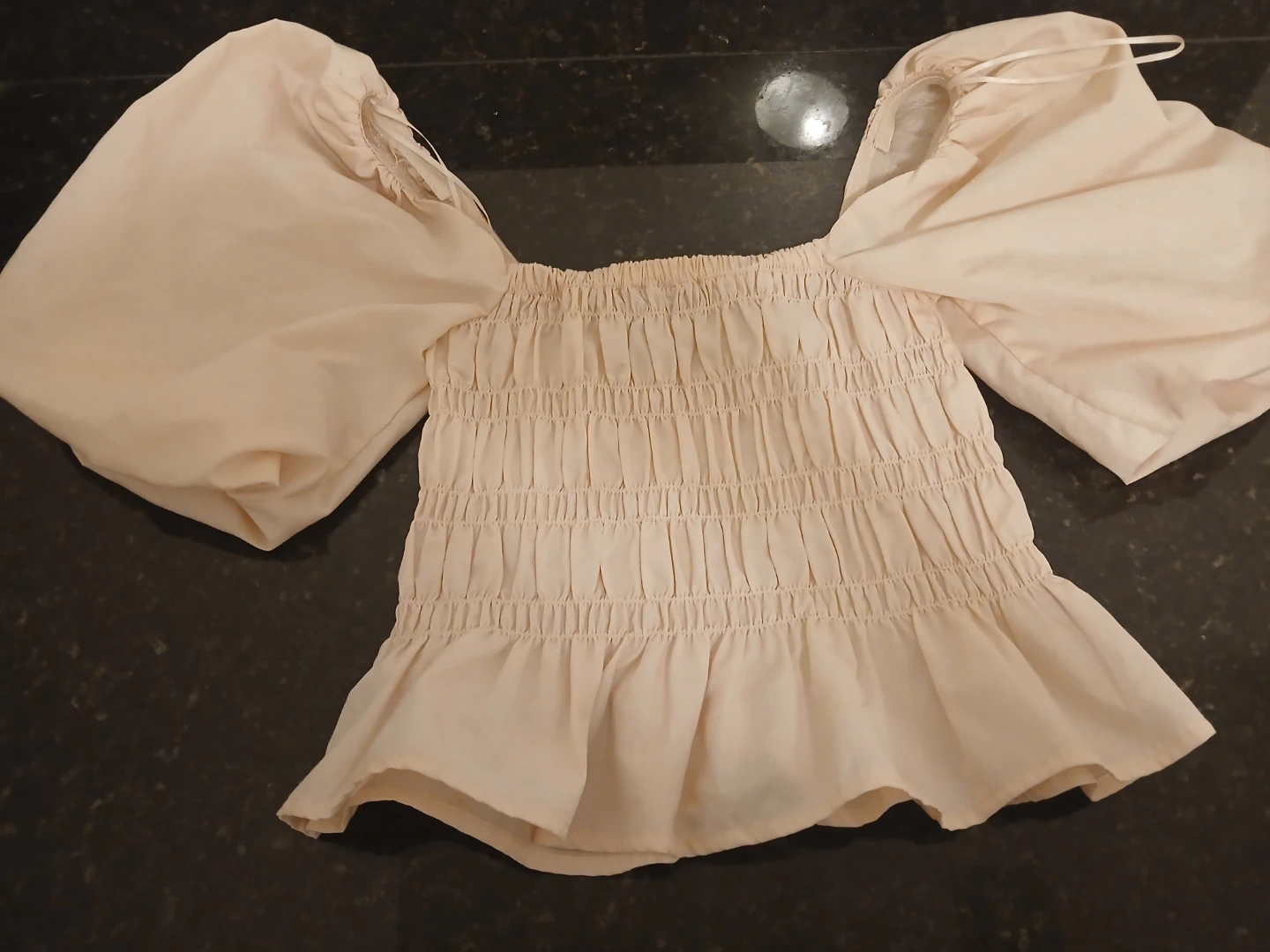 Mi ami for francesca's cream puff sleeve blouse - photo 3