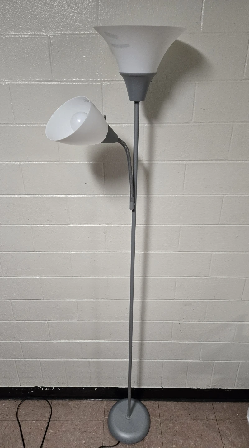 Mainstays 72" Silver Combo Floor Lamp - photo 2