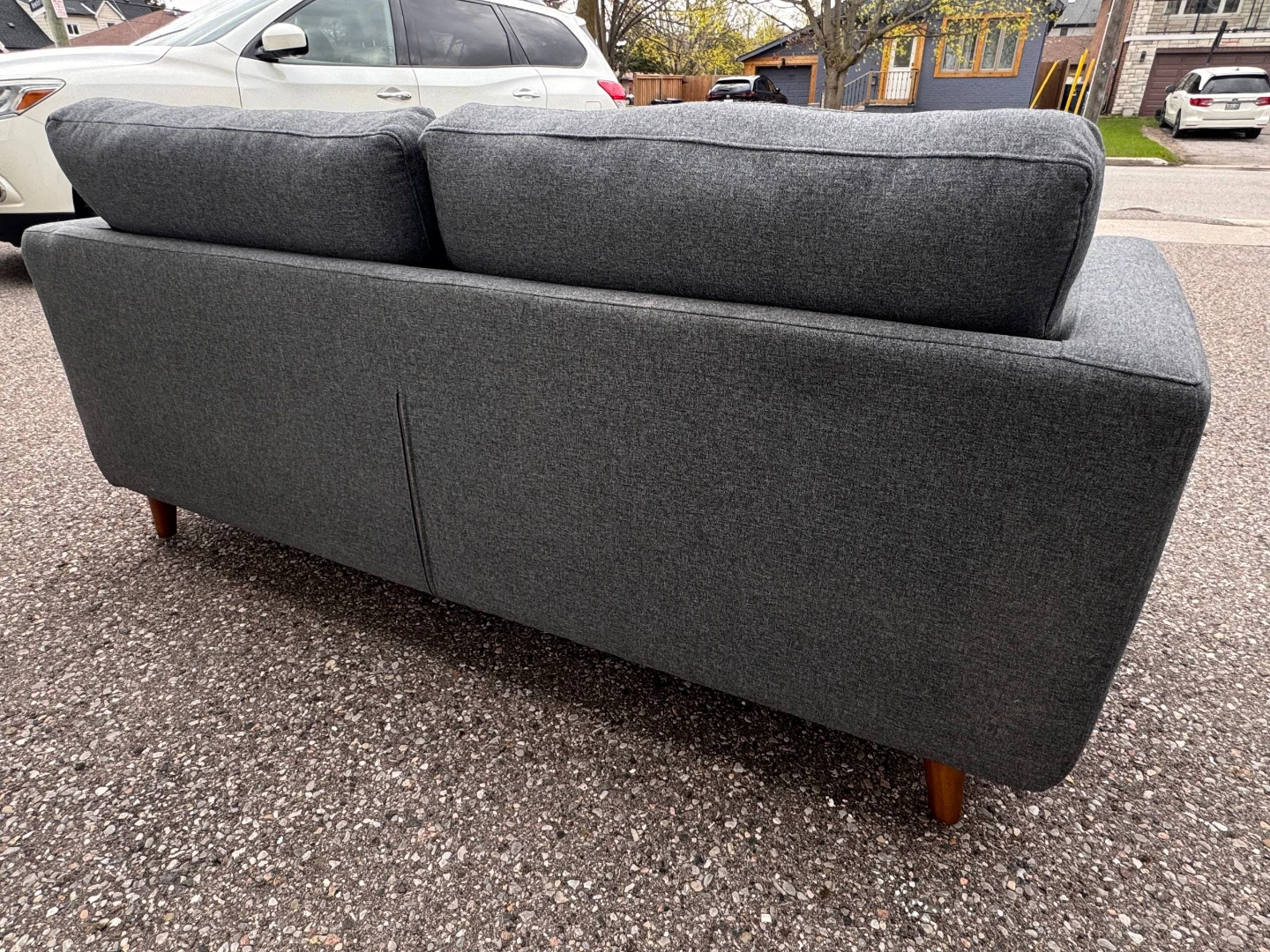 Grey Two-Seater Sofa - photo 5