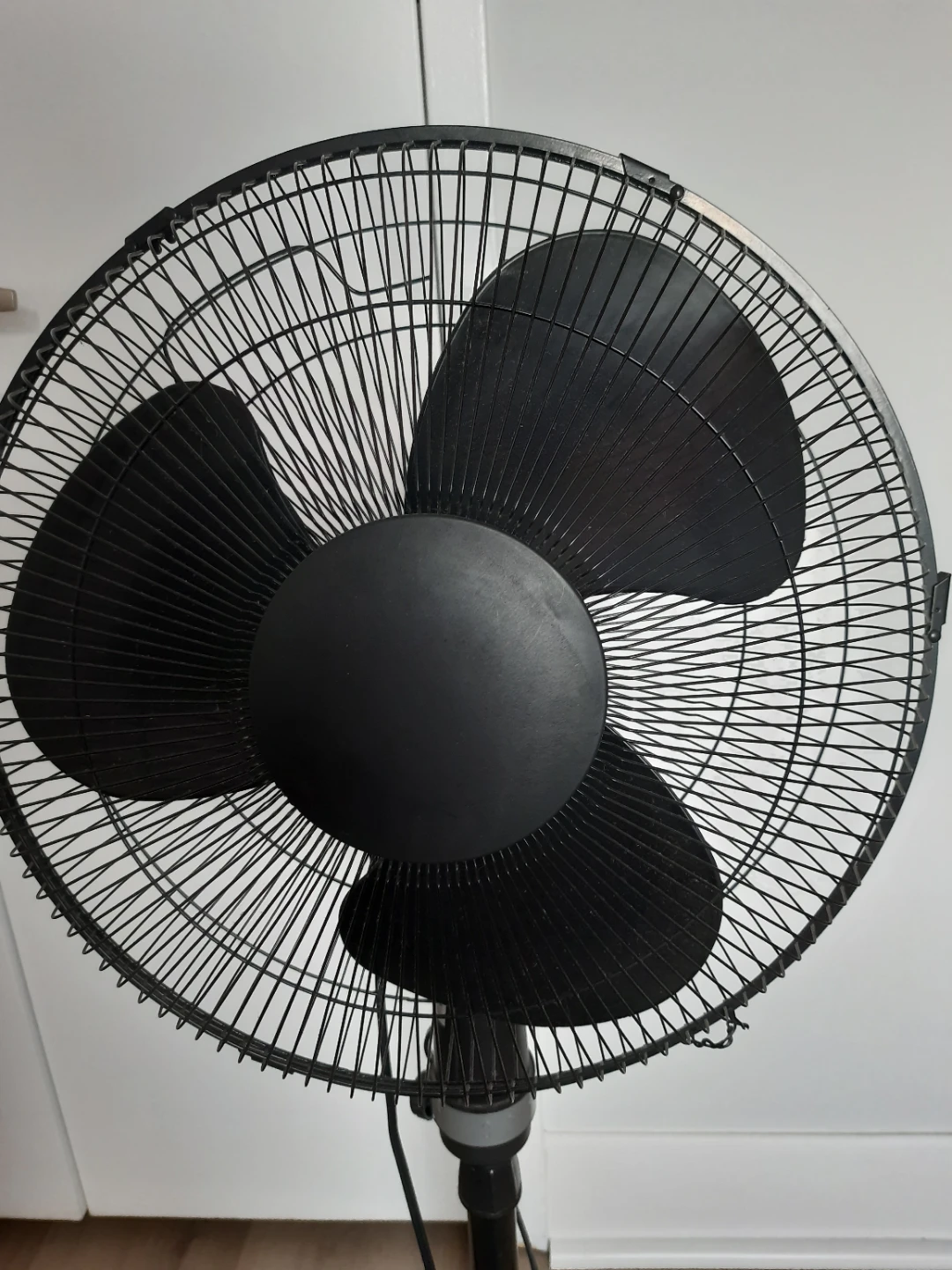 Black Pedestal Fan