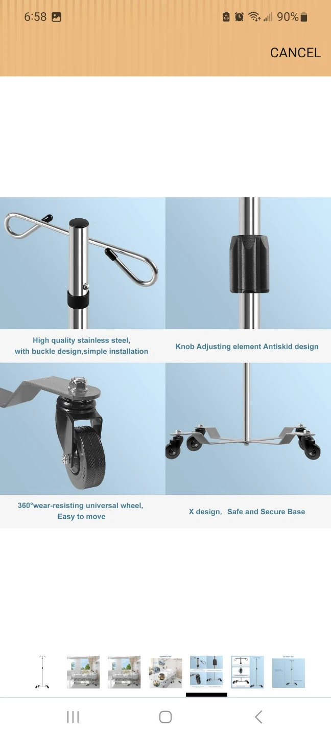 Konmee IV Pole Stand with Wheels brand new - photo 4