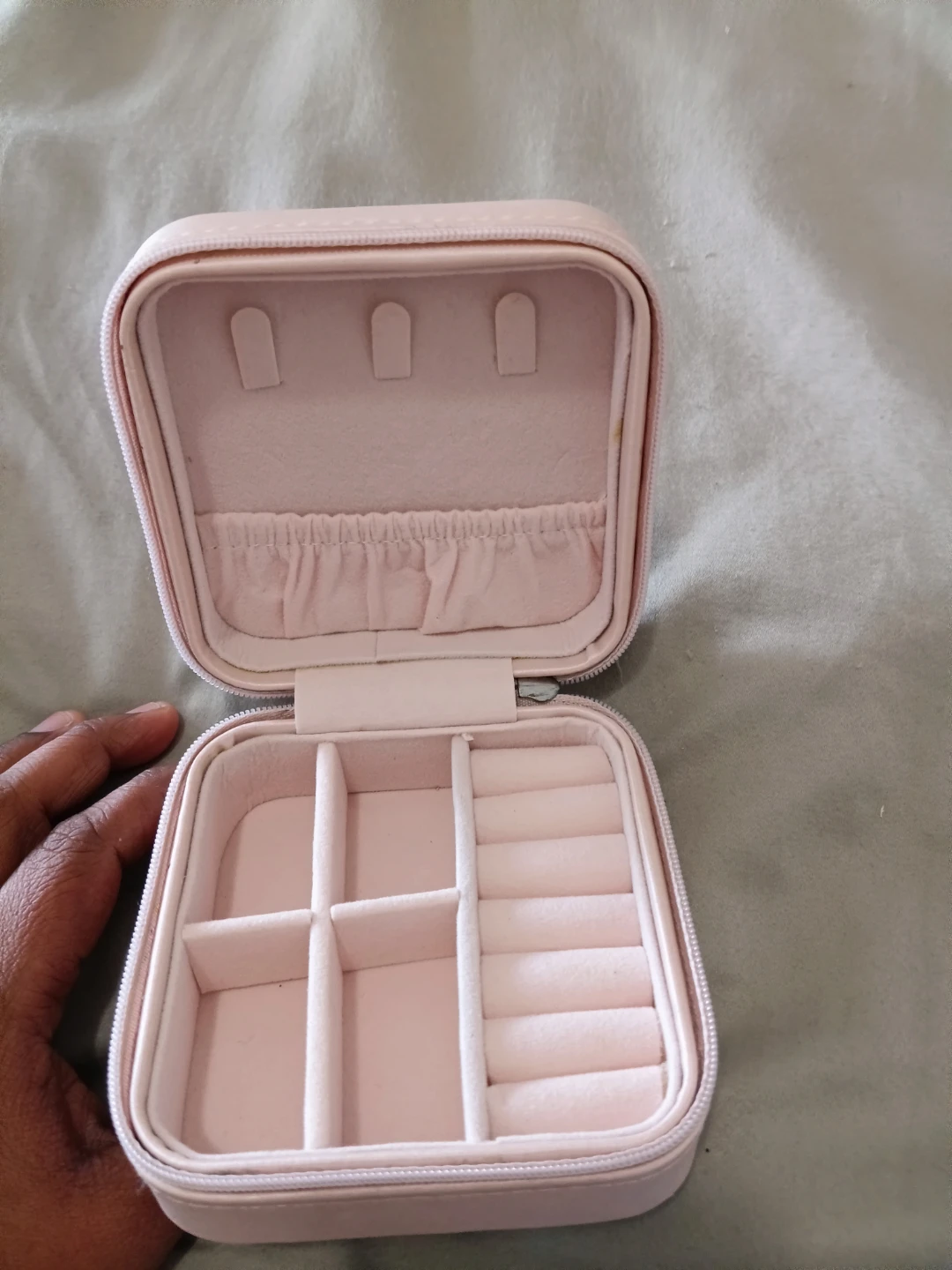 Small Pink Travel Jewellery Case - photo 2