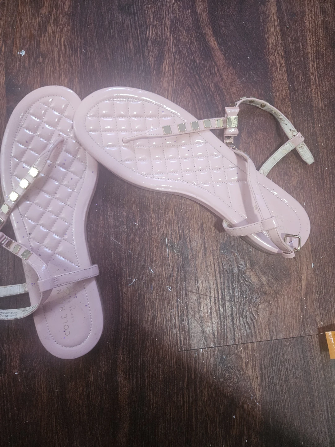 Cole Haan Pink Quilted Sandals - photo 2