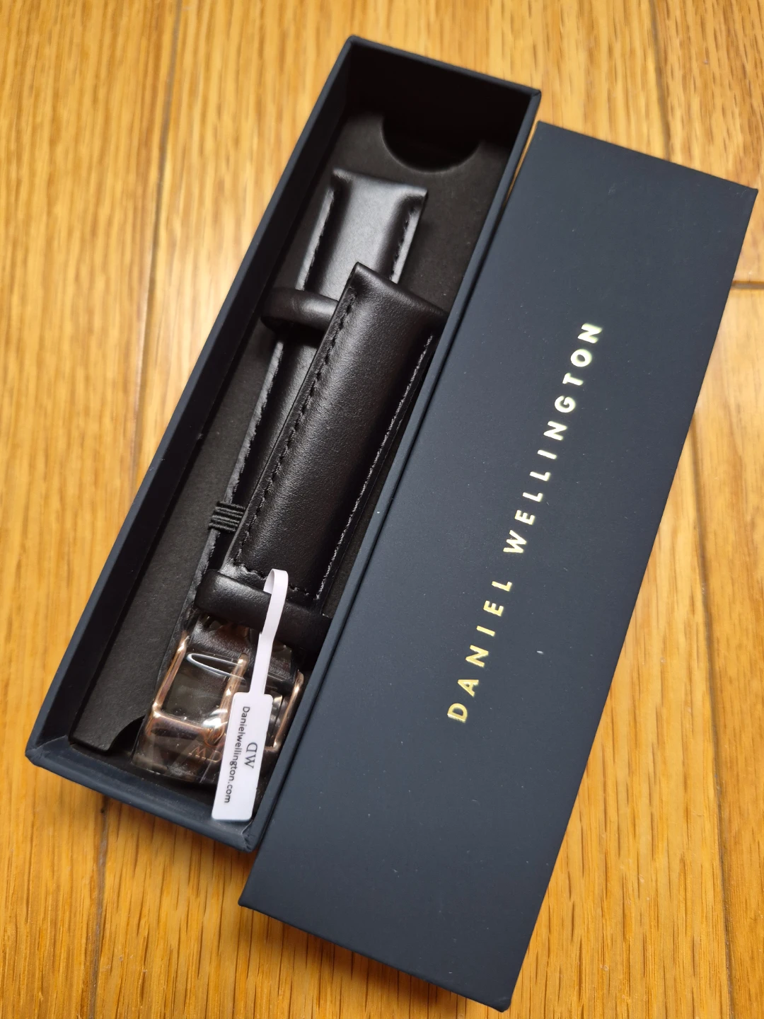 Daniel Wellington Black Leather Watch Strap