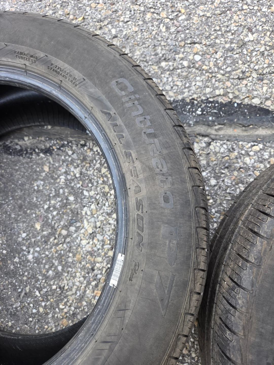 235/55R17 Pirelli Cinturato P7 All Season Plus Tires - photo 4