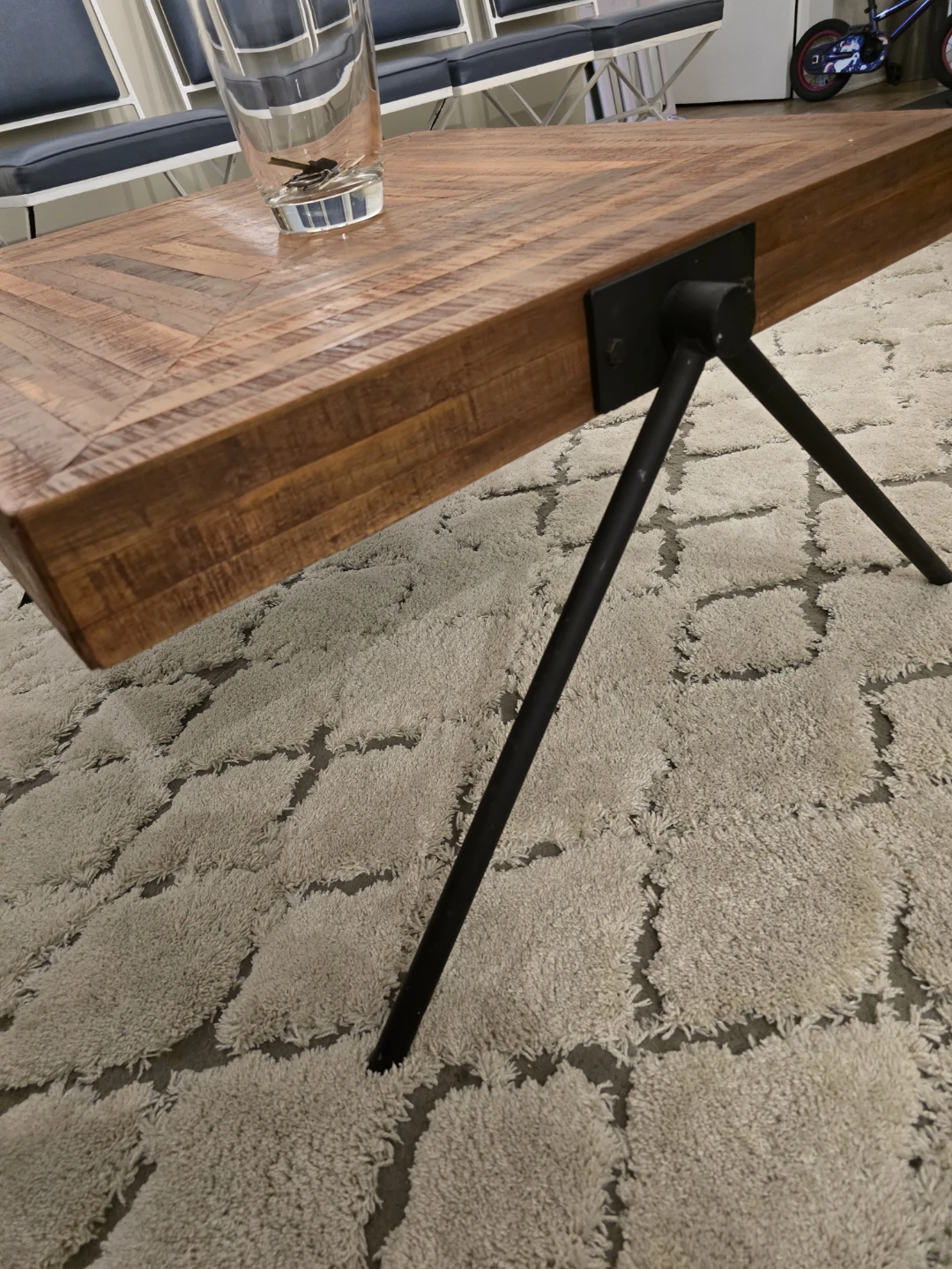 Rustic Wooden Coffee Table - photo 3