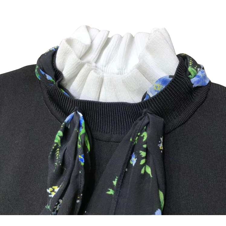 Sandro Clémence Tie-Neck A-Line Dress - photo 4