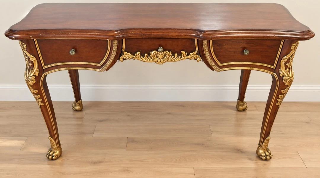 Vintage Louis XV Style Writing Desk