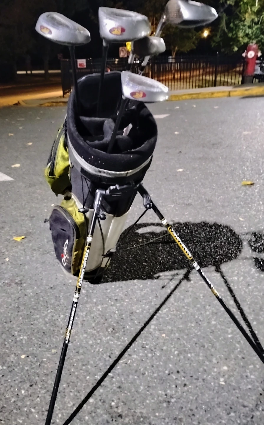 Ogio Golf Bag with Various Golf Clubs