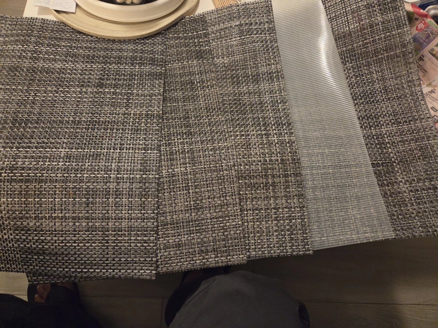 Woven Grey Placemats - photo 4