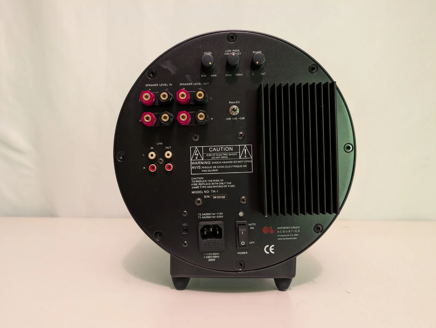 Anthony Gallo Acoustics TR-1 Subwoofer and 5 Micro Speakers - photo 5