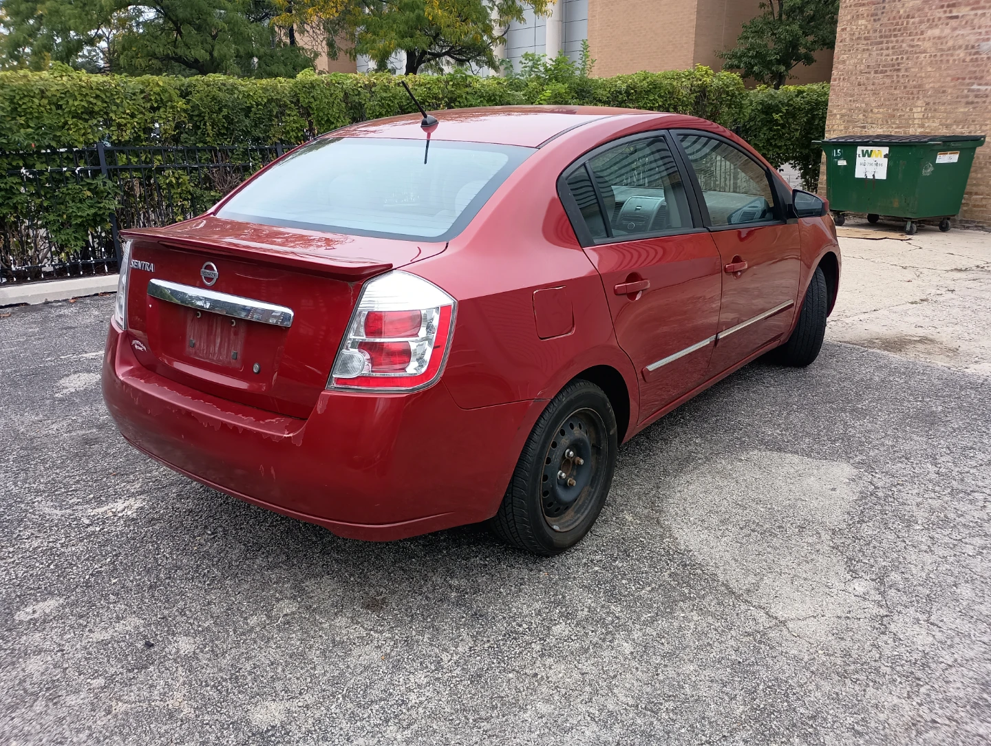2011 Red Nissan Sentra S Sedan 157k - photo 3