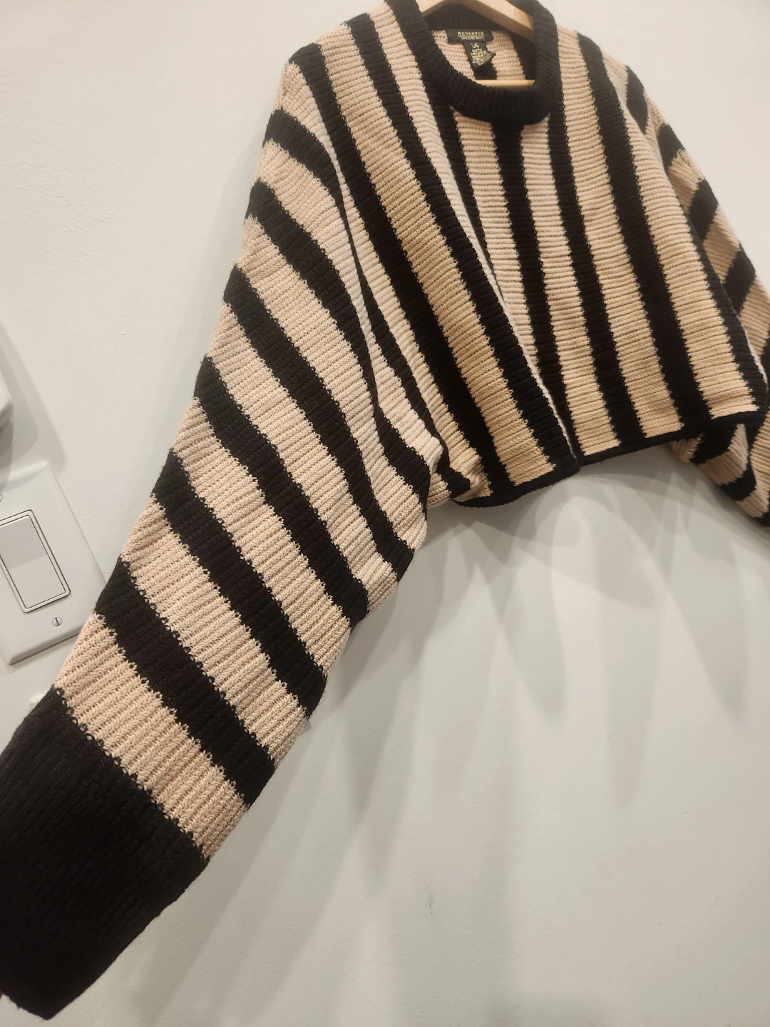 Revamped Striped Crop Sweater - photo 3