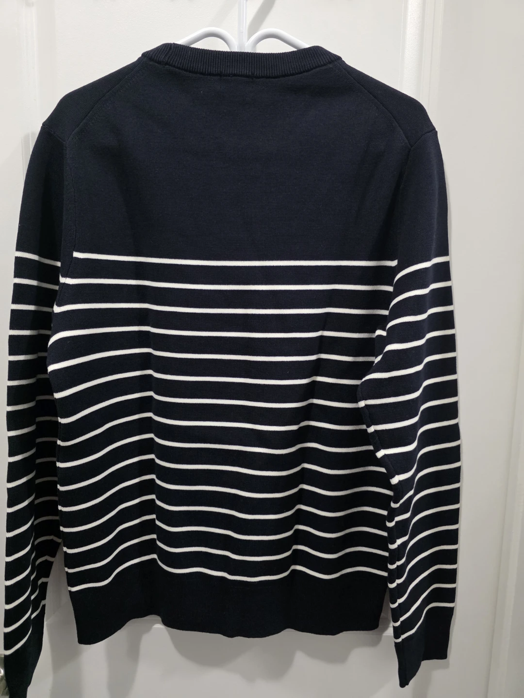 Uniqlo Milano Ribbed Crew Neck Sweater Navy - photo 4