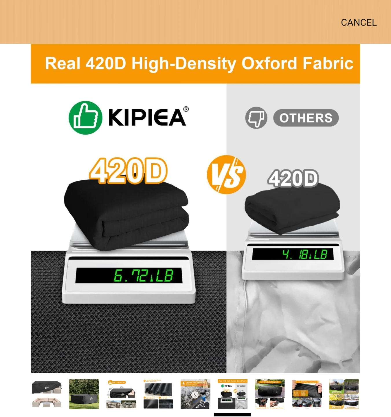 KIPIEA Outdoor Furniture Cover - photo 5