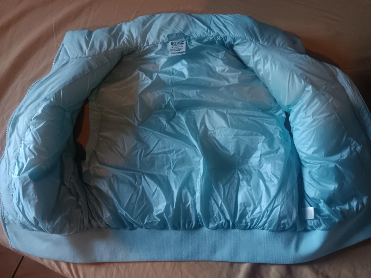 Victoria's Secret PINK Light Blue Puffer Vest - photo 3