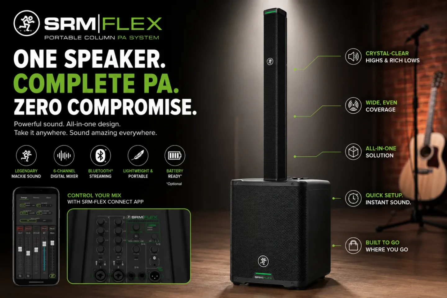 Mackie SRM-Flex Portable Column PA System