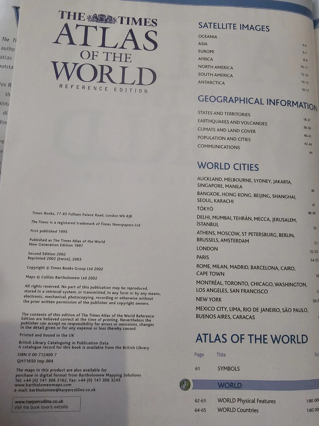 The Times Atlas of the World Reference Edition - photo 2