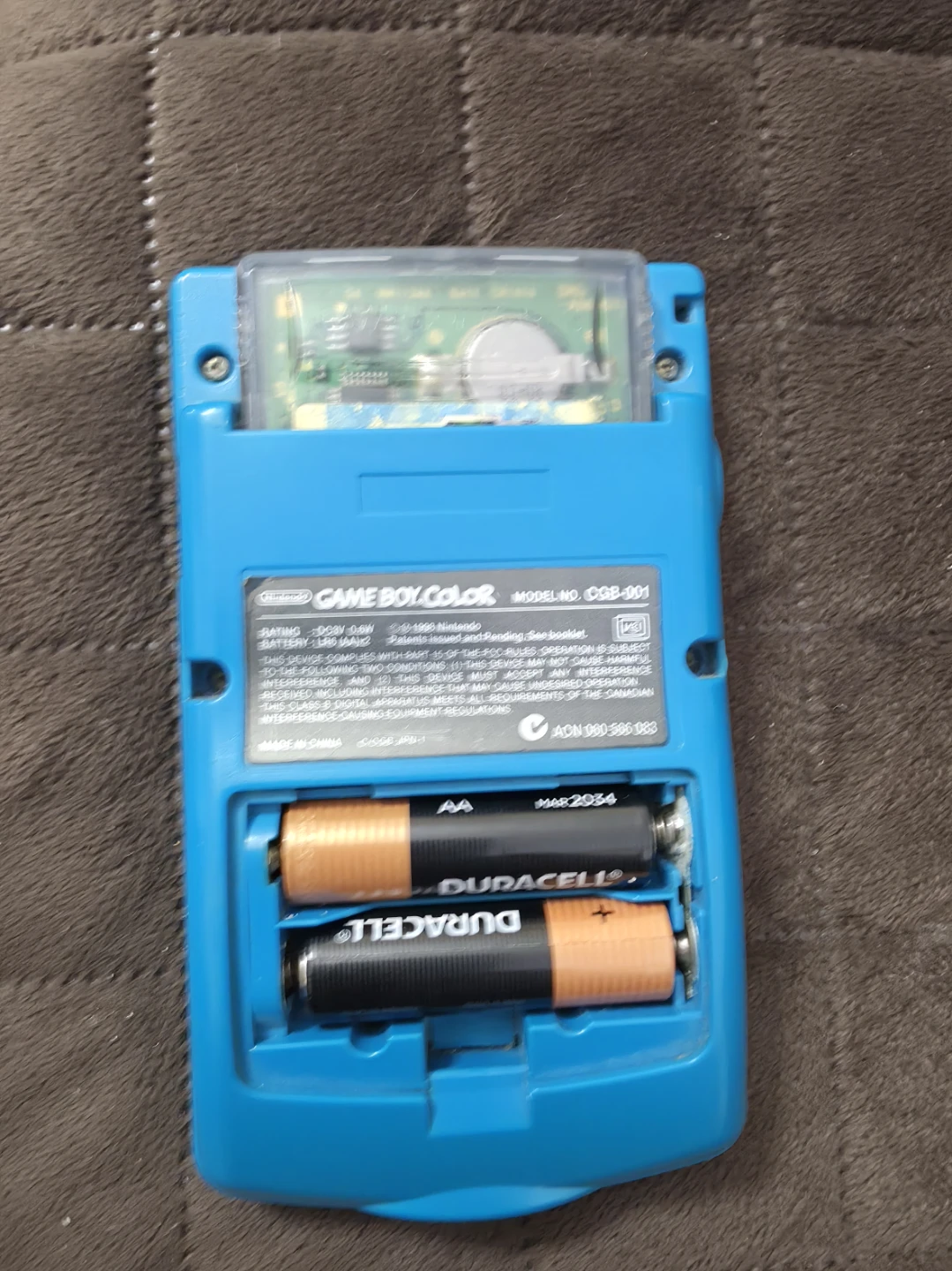 Game Boy Color (Teal) + Authentic Mega Man Xtreme 2 Bundle - photo 2