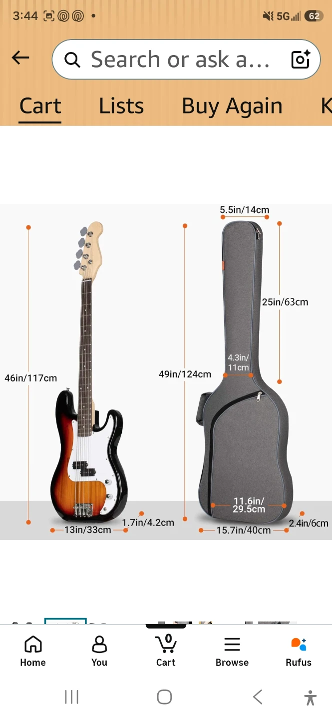 CAHAYA Bass Guitar Gig Bag - photo 3