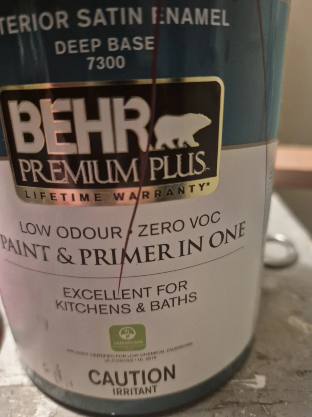 Behr Premium Plus Interior Satin Paint - Cherry Cola - photo 3