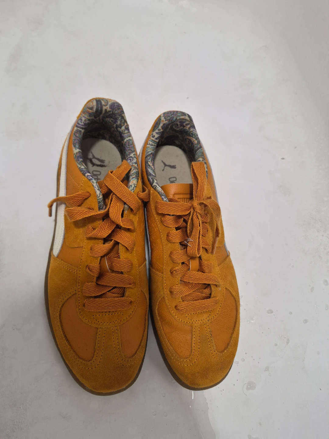 Puma Suede Orange Sneakers - photo 4