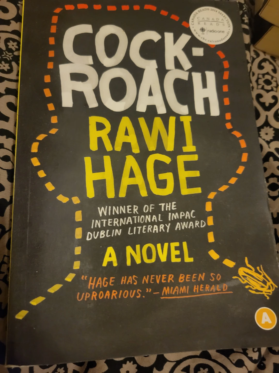 Cockroach by Rawi Hage - Paperback Novel
