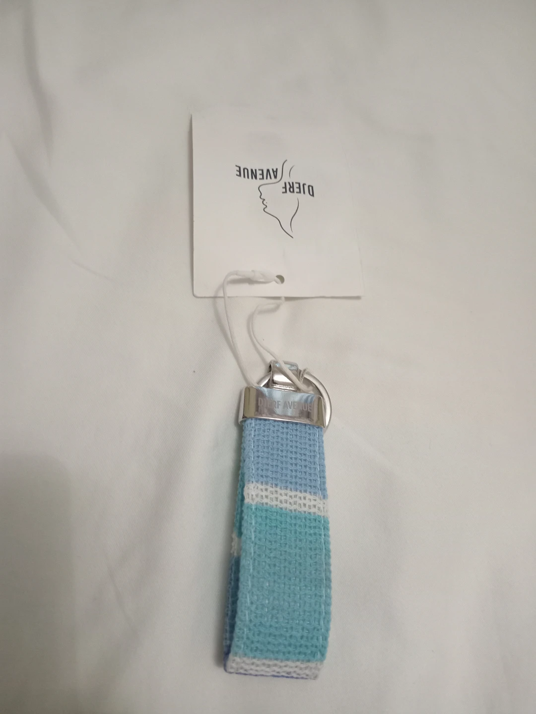 Djérf Avenue Keychain Blue & White Stripe - photo 3