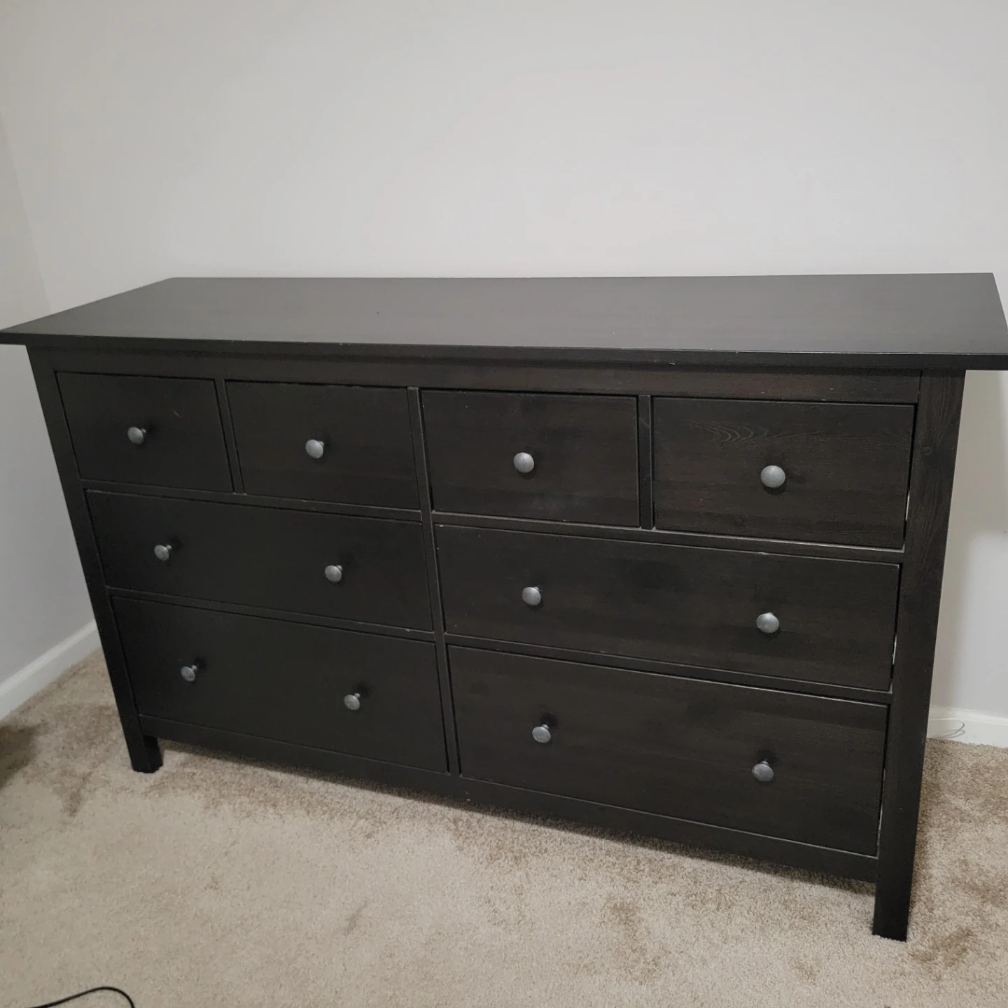 Ikea Dark Brown 8-Drawer Dresser