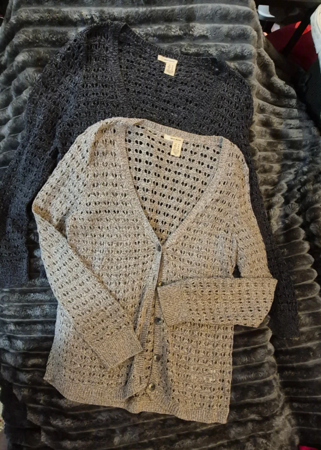 DKNY Jeans Crochet Cardigans