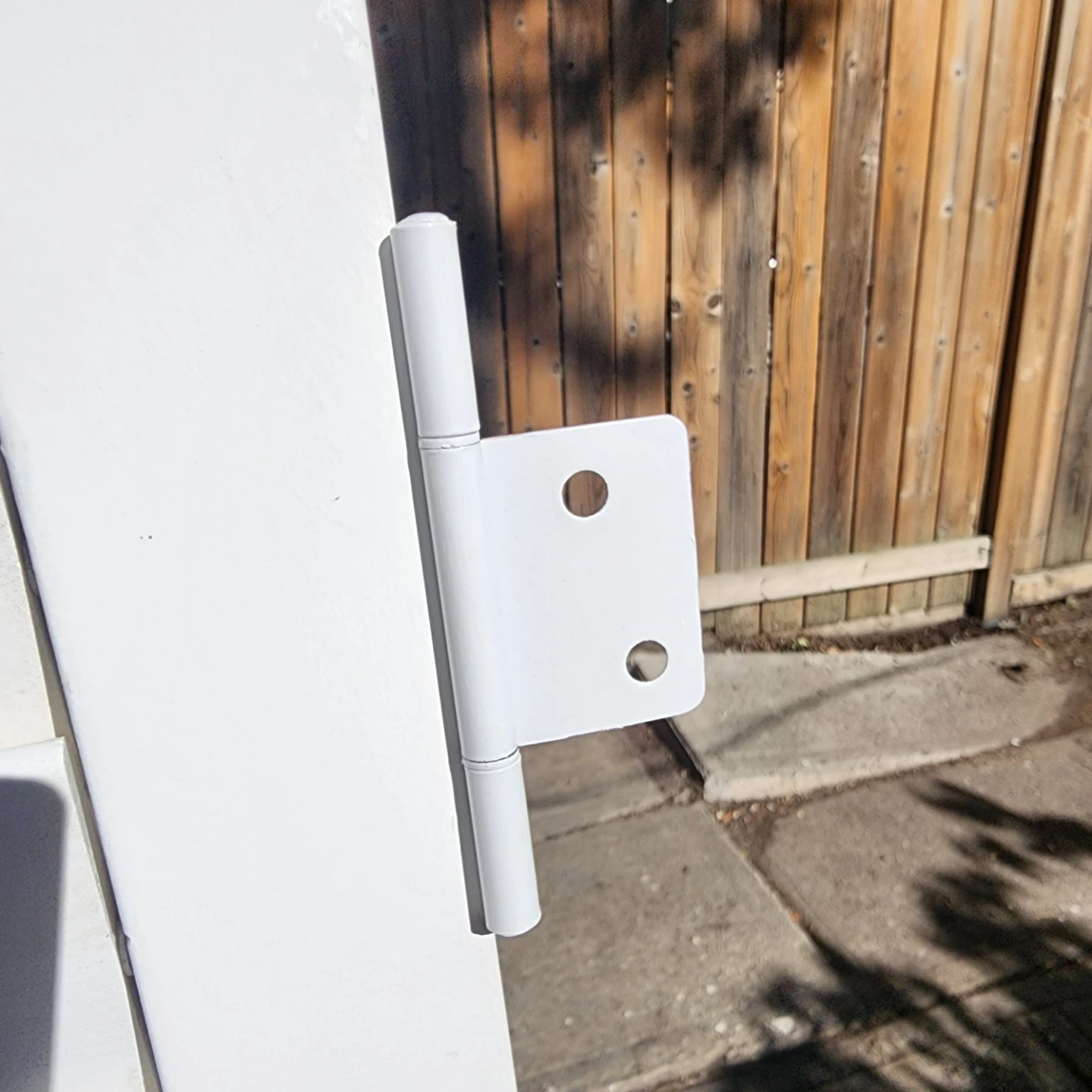 White Louvered Window Shutters - photo 3