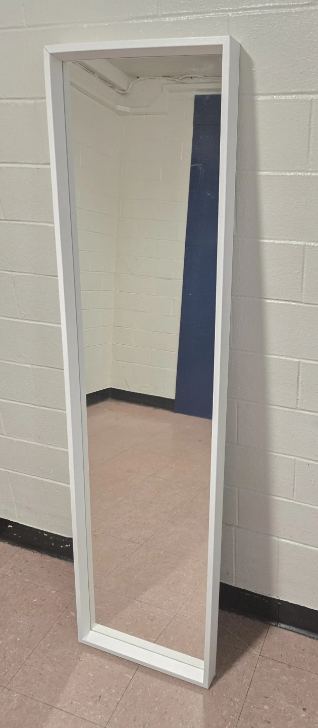 IKEA NISSEDAL White Full Length Wall Mirror 16"x59"