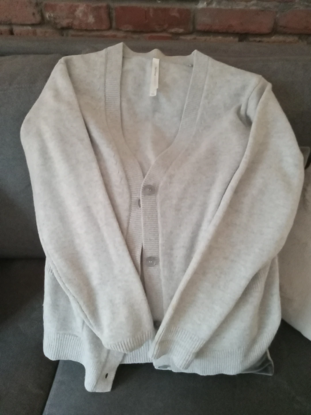 Grey cardigan