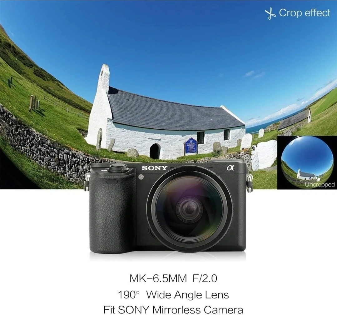 Meike 6.5mm f/2.0 Fish Eye Lens for Sony E-Mount