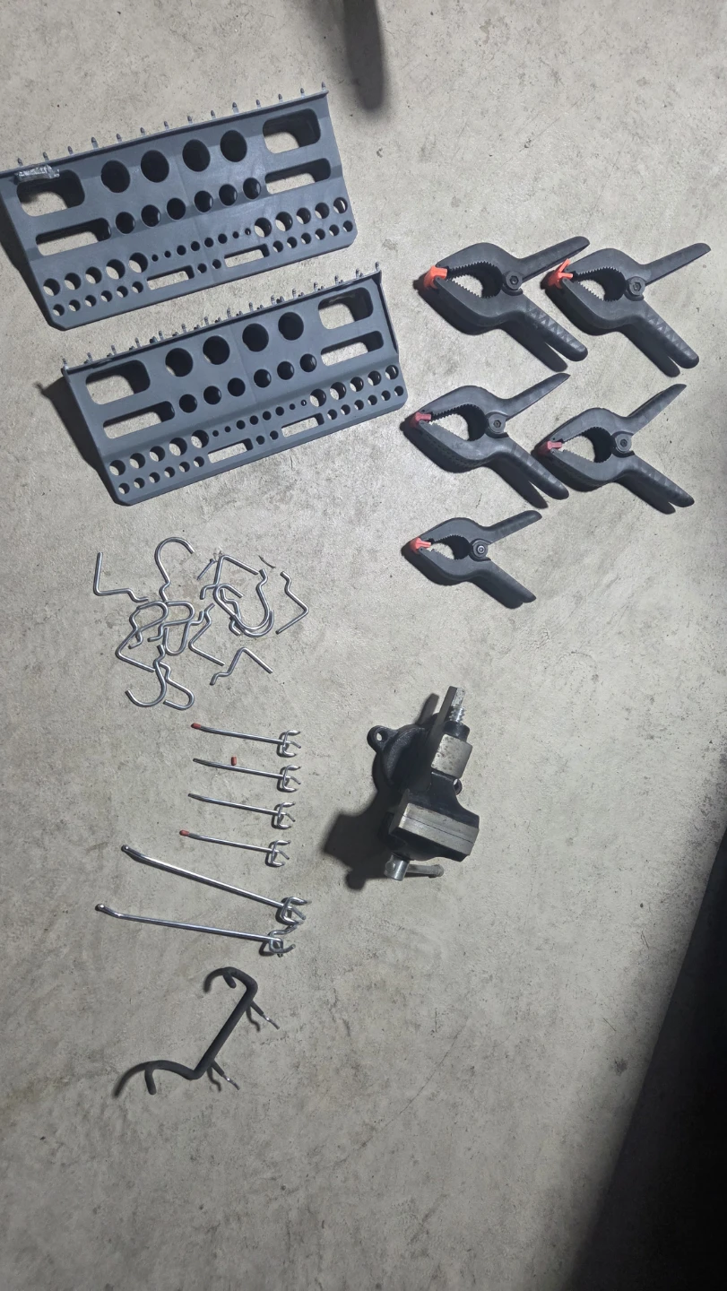 Workshop Accessory Kit with Vise and Tool Organizers - photo 3