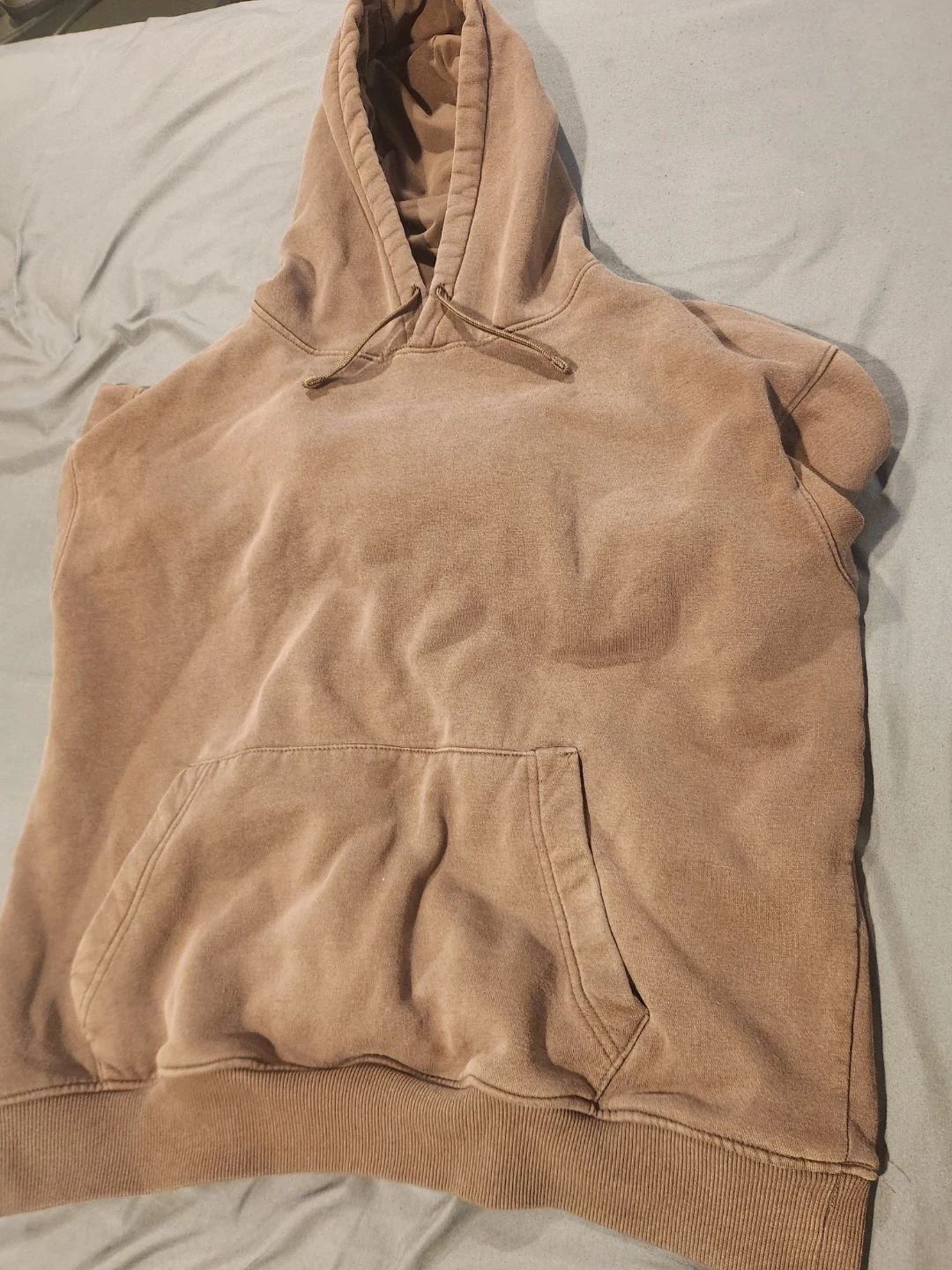 Denim & Flower Relaxed Fit Brown Hoodie Size XL - photo 3